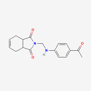 2-{[(4-acetylphenyl)amino]methyl}-3a,4,7,7a-tetrahydro-1H-isoindole-1,3(2H)-dione