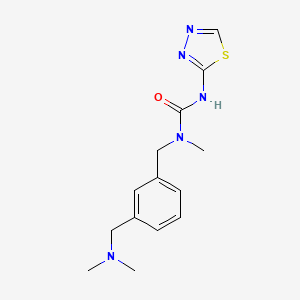 N-{3-[(dimethylamino)methyl]benzyl}-N-methyl-N'-1,3,4-thiadiazol-2-ylurea