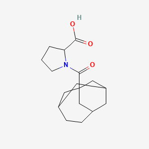 1-(tricyclo[4.3.1.13,8]undecane-1-carbonyl)pyrrolidine-2-carboxylic acid