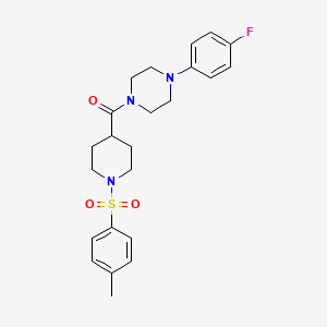 [4-(4-Fluorophenyl)piperazin-1-yl]{1-[(4-methylphenyl)sulfonyl]piperidin-4-yl}methanone