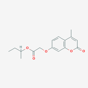 Butan-2-yl 2-(4-methyl-2-oxochromen-7-yl)oxyacetate