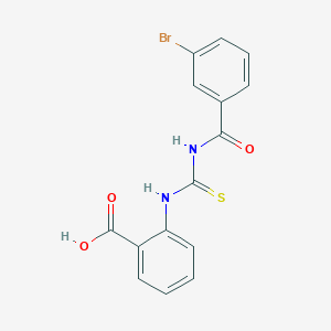 2-({[(3-bromobenzoyl)amino]carbonothioyl}amino)benzoic acid