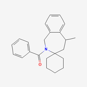 2-benzoyl-5-methyl-1,2,4,5-tetrahydrospiro[2-benzazepine-3,1'-cyclohexane]