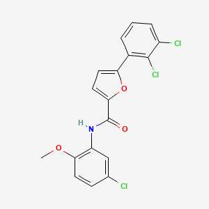 N-(5-chloro-2-methoxyphenyl)-5-(2,3-dichlorophenyl)furan-2-carboxamide