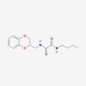 N-butyl-N'-(2,3-dihydro-1,4-benzodioxin-3-ylmethyl)oxamide