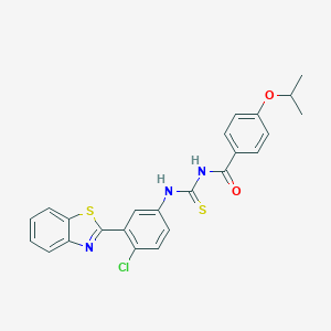 N-[3-(1,3-benzothiazol-2-yl)-4-chlorophenyl]-N'-(4-isopropoxybenzoyl)thiourea