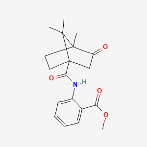 methyl 2-{[(4,7,7-trimethyl-3-oxobicyclo[2.2.1]hept-1-yl)carbonyl]amino}benzoate