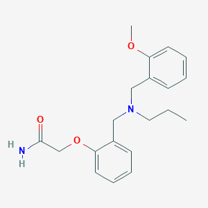 2-(2-{[(2-methoxybenzyl)(propyl)amino]methyl}phenoxy)acetamide