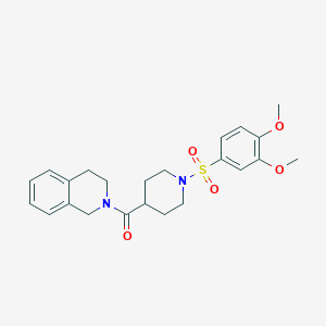 3,4-dihydroisoquinolin-2(1H)-yl{1-[(3,4-dimethoxyphenyl)sulfonyl]piperidin-4-yl}methanone