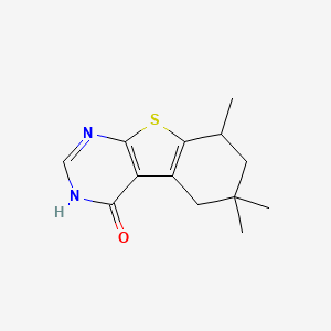 6,6,8-trimethyl-3,5,7,8-tetrahydro-[1]benzothiolo[2,3-d]pyrimidin-4-one