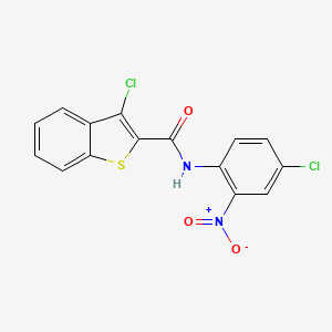 3-chloro-N-(4-chloro-2-nitrophenyl)-1-benzothiophene-2-carboxamide