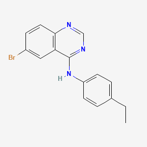 6-bromo-N-(4-ethylphenyl)quinazolin-4-amine