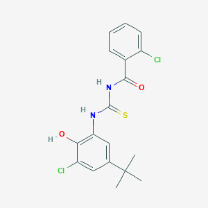 N-(5-tert-butyl-3-chloro-2-hydroxyphenyl)-N'-(2-chlorobenzoyl)thiourea