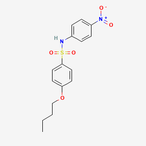 4-butoxy-N-(4-nitrophenyl)benzenesulfonamide