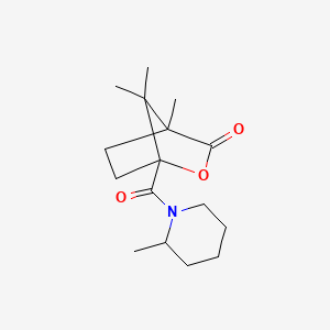 4,7,7-trimethyl-1-[(2-methyl-1-piperidinyl)carbonyl]-2-oxabicyclo[2.2.1]heptan-3-one