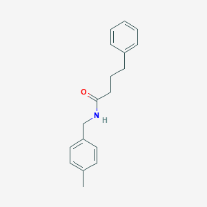 molecular formula C18H21NO B399564 N-(4-methylbenzyl)-4-phenylbutanamide 