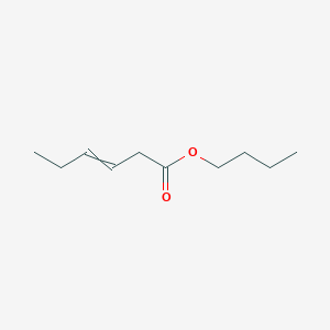 molecular formula C10H18O2 B039957 Butílico (3E)-hex-3-enoato CAS No. 118869-62-8