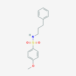 molecular formula C16H19NO3S B399572 4-methoxy-N-(3-phenylpropyl)benzenesulfonamide 