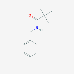 molecular formula C13H19NO B399575 2,2-dimethyl-N-(4-methylbenzyl)propanamide 