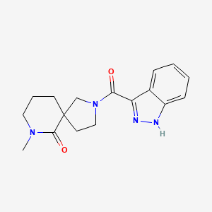 2-(1H-indazol-3-ylcarbonyl)-7-methyl-2,7-diazaspiro[4.5]decan-6-one