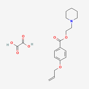 Oxalic acid;2-piperidin-1-ylethyl 4-prop-2-enoxybenzoate