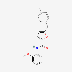 N-(2-methoxyphenyl)-5-[(4-methylphenyl)methyl]furan-2-carboxamide