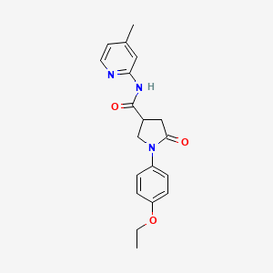 1-(4-ethoxyphenyl)-N-(4-methylpyridin-2-yl)-5-oxopyrrolidine-3-carboxamide