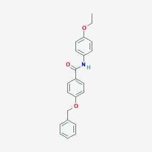 molecular formula C22H21NO3 B399615 4-(benzyloxy)-N-(4-ethoxyphenyl)benzamide 