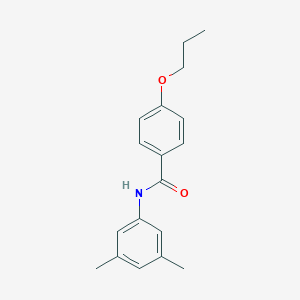 molecular formula C18H21NO2 B399616 N-(3,5-dimethylphenyl)-4-propoxybenzamide 