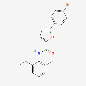 5-(4-bromophenyl)-N-(2-ethyl-6-methylphenyl)-2-furamide