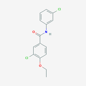 molecular formula C15H13Cl2NO2 B399626 3-chloro-N-(3-chlorophenyl)-4-ethoxybenzamide 