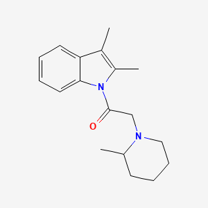 1-(2,3-dimethyl-1H-indol-1-yl)-2-(2-methylpiperidin-1-yl)ethanone