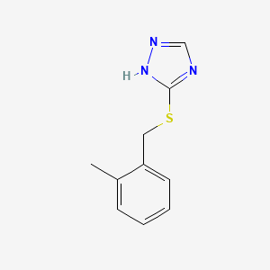 5-[(2-methylphenyl)methylsulfanyl]-1H-1,2,4-triazole