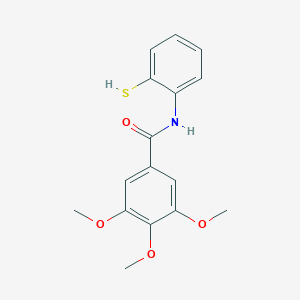 3,4,5-trimethoxy-N-(2-sulfanylphenyl)benzamide