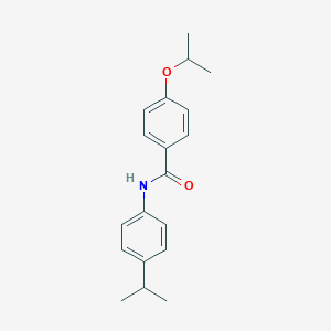 molecular formula C19H23NO2 B399635 4-(propan-2-yloxy)-N-[4-(propan-2-yl)phenyl]benzamide 