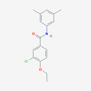 molecular formula C17H18ClNO2 B399636 3-chloro-N-(3,5-dimethylphenyl)-4-ethoxybenzamide 