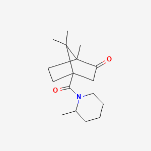 1,7,7-Trimethyl-4-[(2-methylpiperidin-1-yl)carbonyl]bicyclo[2.2.1]heptan-2-one