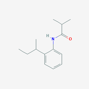 molecular formula C14H21NO B399655 N-(2-sec-butylphenyl)-2-methylpropanamide 