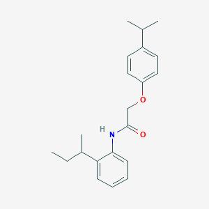 molecular formula C21H27NO2 B399657 N-(2-sec-butylphenyl)-2-(4-isopropylphenoxy)acetamide 