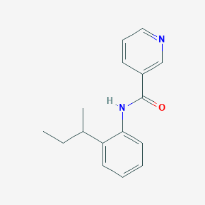 molecular formula C16H18N2O B399658 N-(2-sec-butylphenyl)nicotinamide CAS No. 638161-18-9
