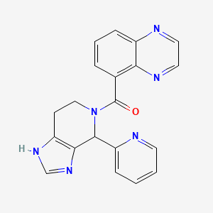 (4-Pyridin-2-yl-1,4,6,7-tetrahydroimidazo[4,5-c]pyridin-5-yl)-quinoxalin-5-ylmethanone