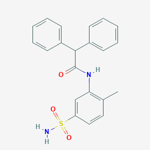 N-(2-Methyl-5-sulfamoyl-phenyl)-2,2-diphenyl-acetamide