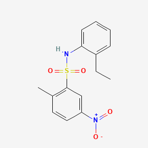 N-(2-ethylphenyl)-2-methyl-5-nitrobenzenesulfonamide