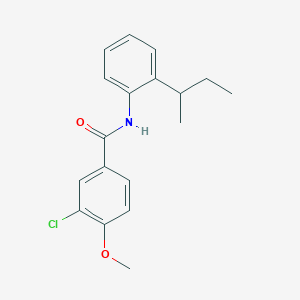 molecular formula C18H20ClNO2 B399667 N-(2-sec-butylphenyl)-3-chloro-4-methoxybenzamide 