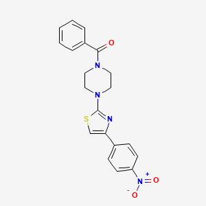 1-benzoyl-4-[4-(4-nitrophenyl)-1,3-thiazol-2-yl]piperazine