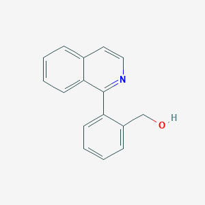 molecular formula C16H13NO B3996743 (2-isoquinolin-1-ylphenyl)methanol 