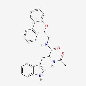 N-acetyl-N-[2-(biphenyl-2-yloxy)ethyl]tryptophanamide