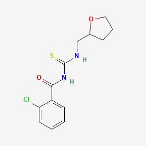 2-chloro-N-(oxolan-2-ylmethylcarbamothioyl)benzamide