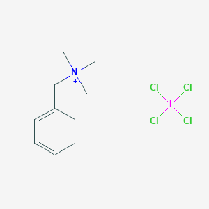 molecular formula C10H16Cl4IN B039969 Benzyltrimethylammoniumtetrachloroiodat CAS No. 121309-88-4