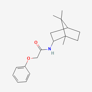 molecular formula C18H25NO2 B3996974 2-phenoxy-N-(1,7,7-trimethylbicyclo[2.2.1]hept-2-yl)acetamide 